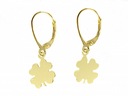 Náušnice Gold Clover, rýdzosť 333