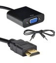 Adaptér prevodníka HDMI na VGA D-SUB+ AUDIO Full HD