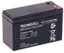 TECHNOCELL BATÉRIA 12V 7Ah ALARM UPS TC 7-12