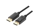 DisplayPort 1,2 M/M kábel 5,0 m Unitek Y-C610BK