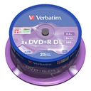 DVD+R DL VERBATIM 8,5 GB DVOJVRSTVA C.25 Wa-Wa