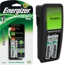 ENERGIZER Mini nabíjačka batérií AAA R3 AA R6 + 2x AA dobíjacie batérie 2000mAh