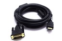 HDMI - DVI KÁBEL S VITALCO ZLATÝMI FILTRAMI 24+1 10M