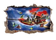 Nálepka na stenu plagátu LEGO NINJAGO! 3D XL!