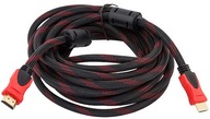 Tienený silný HDMI kábel 10M 3D 2K 4K BRAIDED