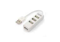 Pasívny rozbočovač USB2 x4 Unitek Y-2146 biely