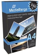 MediaRange Paper Glossy Ink 160g/m2 100 listov