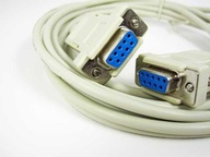 káblový kábel null modem d-sub 9pin rs232 5,0m DB9