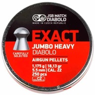 JSB EXACT JUMBO HEAVY pelety 5,53 mm 250 ks DIABOLO