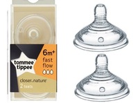 Tommee Tippee cumlík na fľašu 6m+, 2 ks