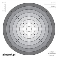 Papierové strelecké terče 17x17 cm 500 ks #1