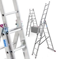 Hliníkový rebrík 3x7 KRAUSE na pracovné schody 5,10 m