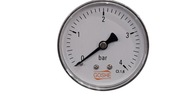 Tlakomer 4 bar GOSHE fi 63 mm zadný manometer