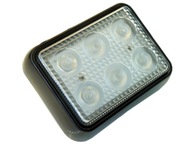 6 LED signalizačná lampa zelený maják 12v 24v