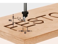 Fréza na nápisy FESTOOL HS S8 D11/60 491002