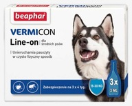 VERMICON Beaphar blchy kliešte pes 15 -30 kg