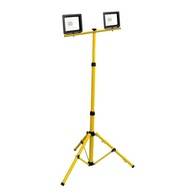 Halogénový LED reflektor na statíve, 2x50W lampa