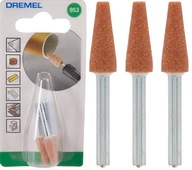 3 kusy BRÚSNY KAMEŇ 6,4 MM (953) DREMEL