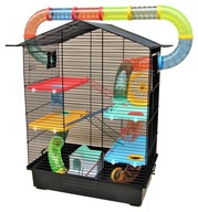 HIT HAMSTER CAGE CH3 PLUS BLACK_FREE