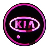 LED LOGO SVETLÁ KIA PROJEKTOR RUŽOVÉ