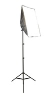 SET SOFTBOX LAMPA 50x70cm ŽIAROVKA STATÍV 125W