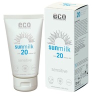 Mlieko na opaľovanie SPF 20 sensitive Eco Cosmetics