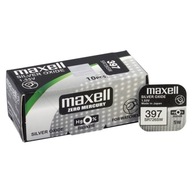 Strieborná batéria MAXELL 397 SR726SW 1,55V 10 KS