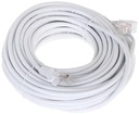 Patchcord RJ45/15-PK/W biely kat.5e 15m ABCV