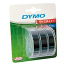 DYMO LABELS PÁSKY PRE EXTRESSOR 3 KS ČIERNA 9MM X 3M