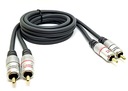 Pripojenie CHINCH kábel 2x RCA - 2xRCA 5m PROLINK