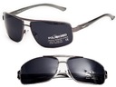 Polarizované slnečné okuliare Aviator Low Black 5C1