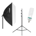 LAMPA set 60x40 cm 325W statív módny live stream