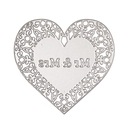 DpCraft die - Openwork heart Mr&Mrs 079