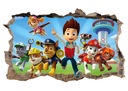 Nálepka na stenu plagátu PAW PATROL! 150 x 93 cm!