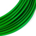 Oceľové káblové lano s PVC vrstvou 1/2mm 1x7 GREEN 50mb