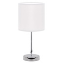 Stolná lampa Ideus biela/chróm Agnes E14 do 40W