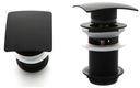 KLIKNITE CLACK CORPOR, MATTE BLACK ROYAL SQUARE