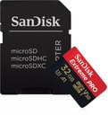 32 GB pamäťová karta pre 32 GB jazdný videorekordér SanDisk Extreme microSD