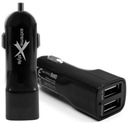 Autonabíjačka 2xUSB 5V 2,1A čierna MALÝ