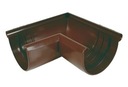 PVC odkvapy Izabella Gutter 90 EXTERNAL BUR. hnedá