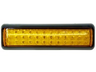 LAMPA 36 LED 20x5 cm hermetická Oranžová 12V 24V