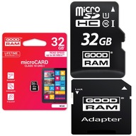 32 GB GOODRAM MICRO SDHC MEMORY CARD fotografické príslušenstvo