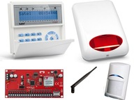 ALARM SATEL INTEGRA-32 LCD-BL GSM + 8 DETEKTOROV BOSCH