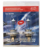 12V ŽIAROVKA - H4 60/55W XENON -BLUE VISION - 2KS