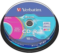 Verbatim CD-R Mini 210 MB 8 cm Cake 50 Colorful