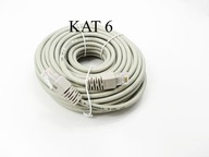 sieťový kábel patch cord cat.6 RJ45 15m krútený pár