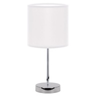 Stolná lampa Ideus biela/chróm Agnes E14 do 40W