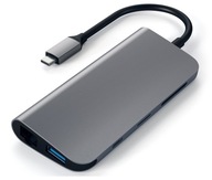 Multimediálny adaptér Satechi Type-C USB-C PD USB-A HDMI 4K micro/SD, mini DP