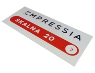 reklamná tabuľa UV potlač PVC doska 5mm 80x36cm