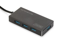 4-portový aktívny USB 3.0 hub Digitus DA-70240-1